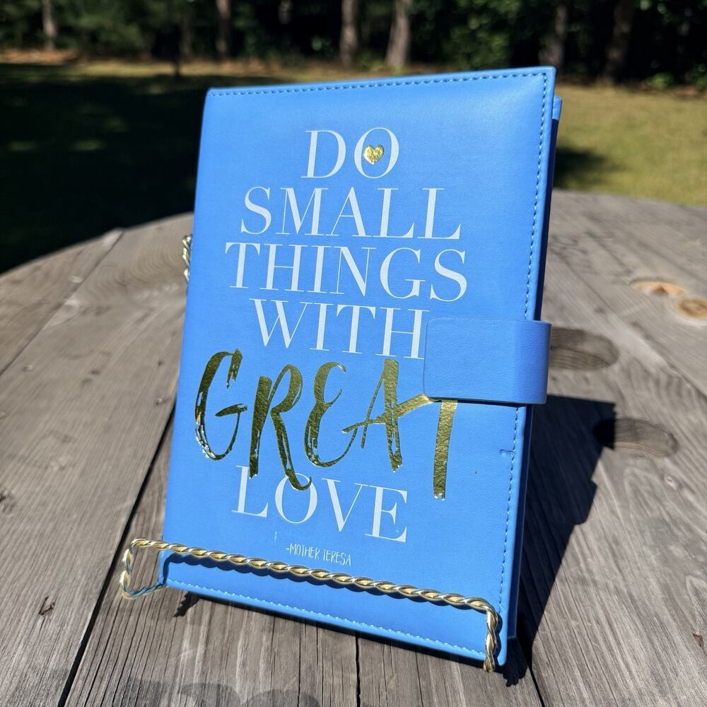Do Small Things With Great Love Mother Teresa Journal Diary Notebook Blue